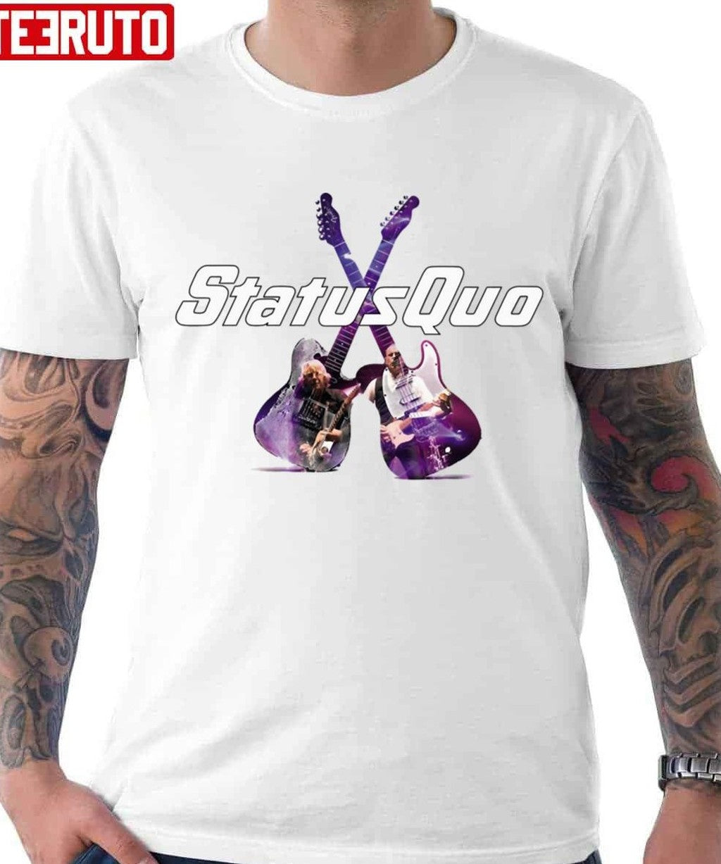 Rock Status Quo The Guitars Unisex T-shirt - T-Shirt, Sweatshirt, Hoodie