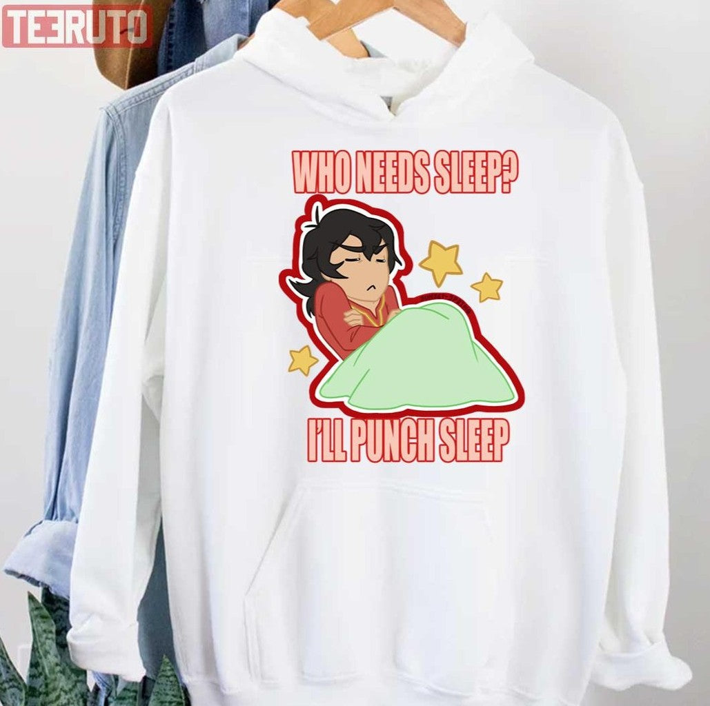 Punch The Sleep Voltron Unisex Hoodie - T-Shirt, Sweatshirt, Hoodie