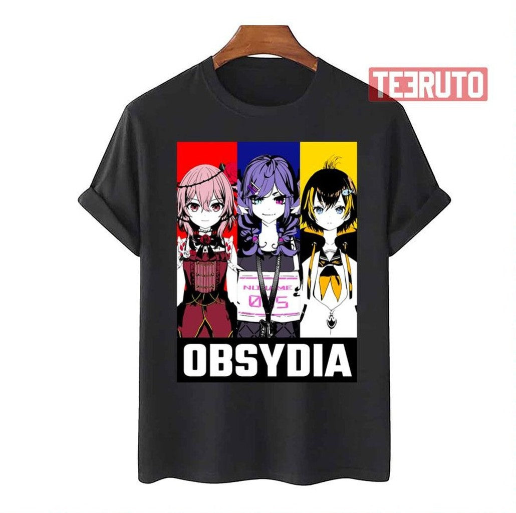 Nijisanji En Obsydia Unisex T-Shirt - T-Shirt, Sweatshirt, Hoodie