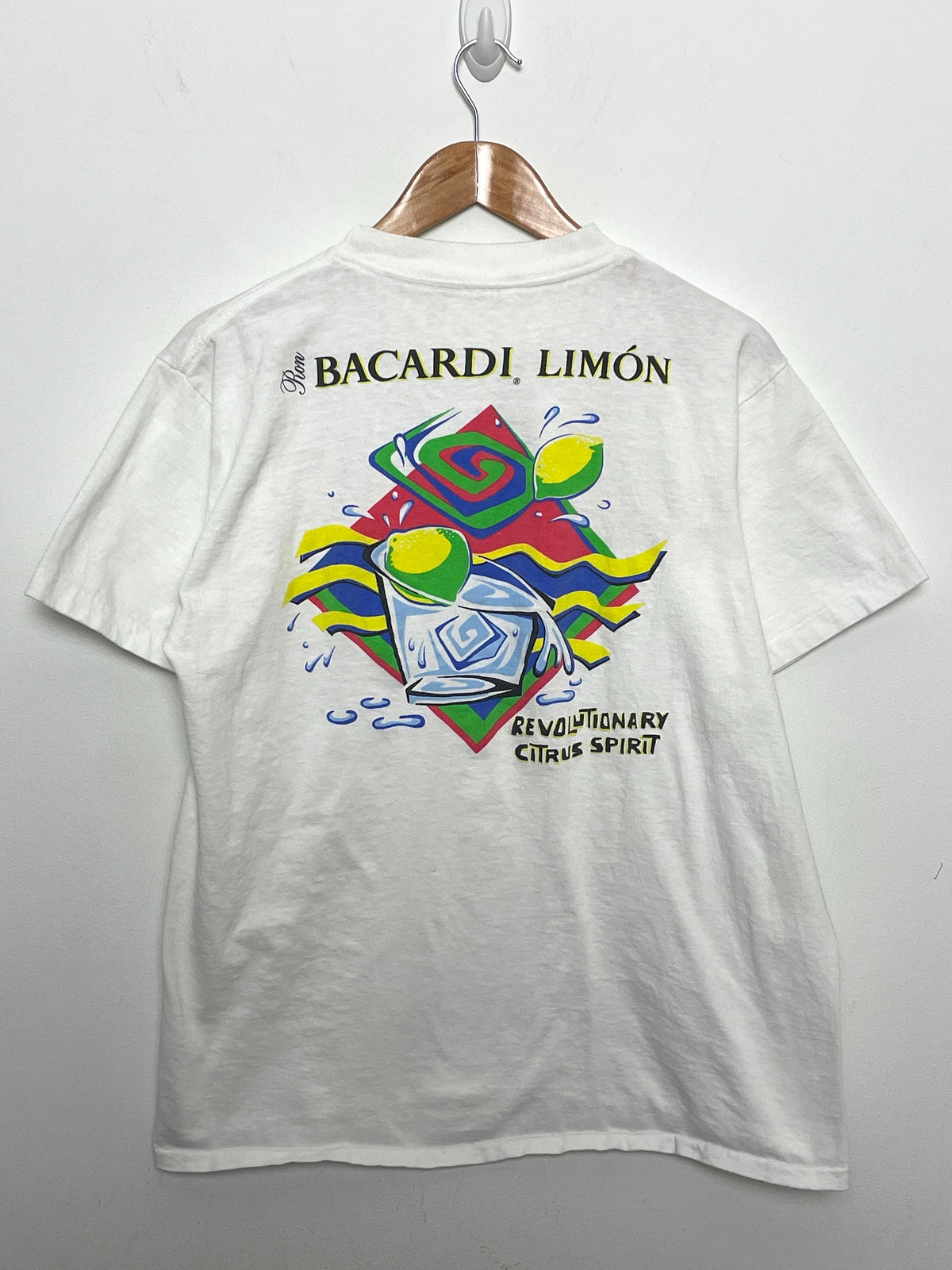 Vintage 1990s Bacardi Limon Revolutionary Citrus - Adult & Kids T-Shirts, Sweatshirts & Hoodies apparel design preview 1