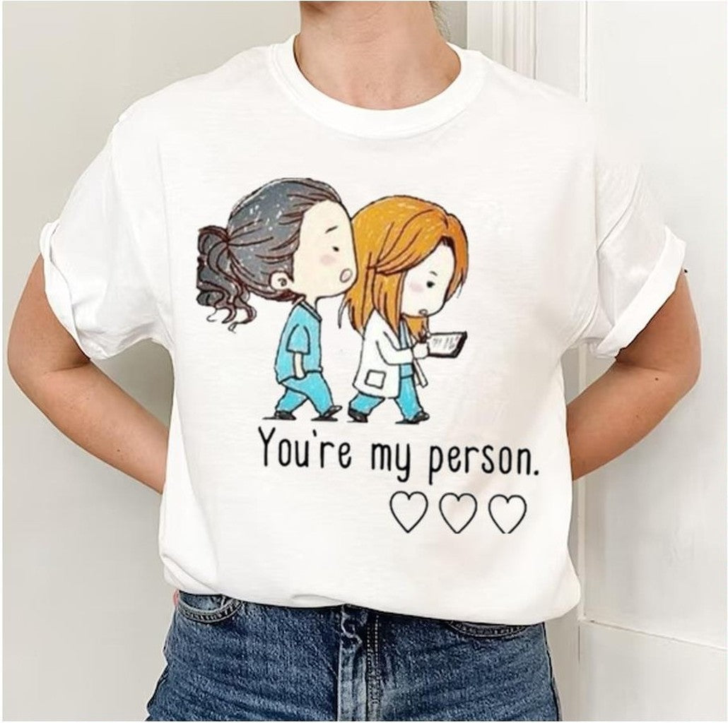 My Person Greys Anatomy Chibi Character Unisex T-Shirt - T-Shirt, Sweatshirt, Hoodie