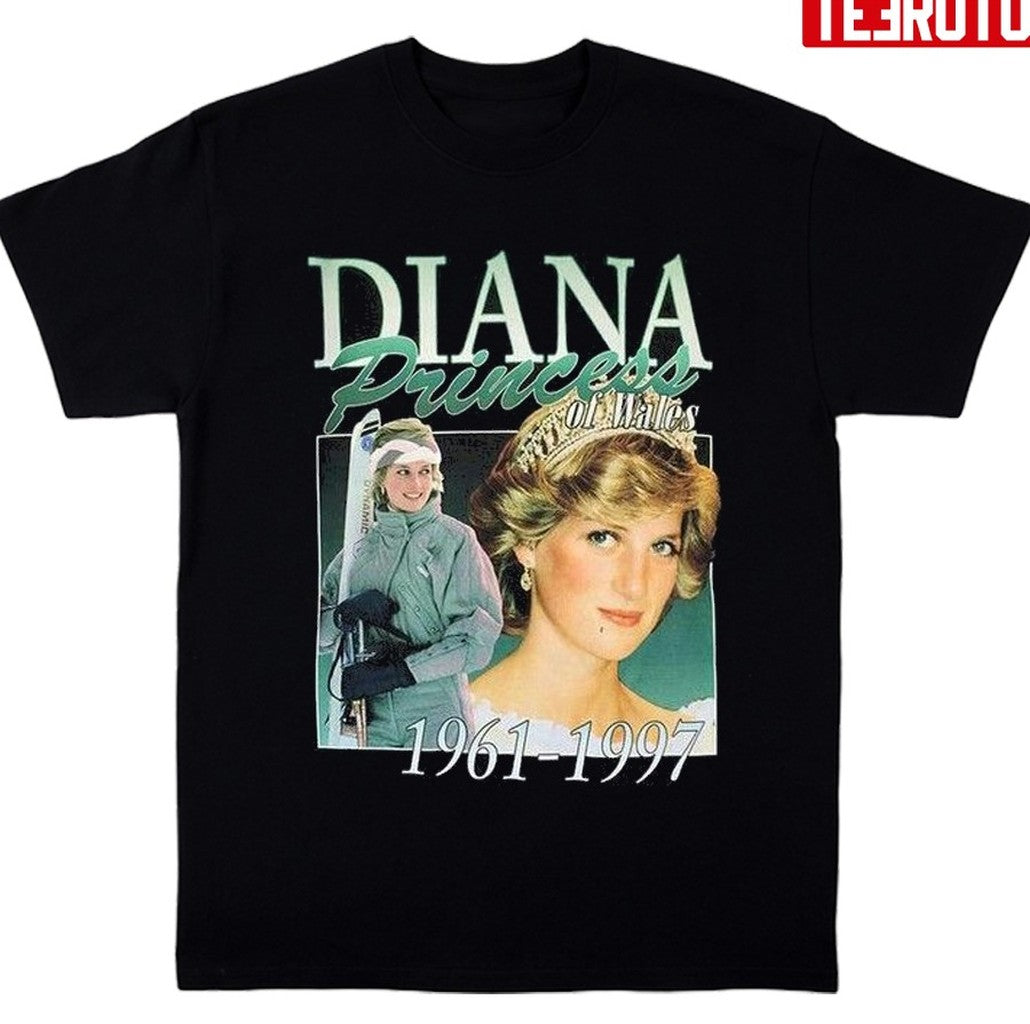 Retro Design 1961-1997 Princess Diana Unisex T-Shirt - T-Shirt, Sweatshirt, Hoodie