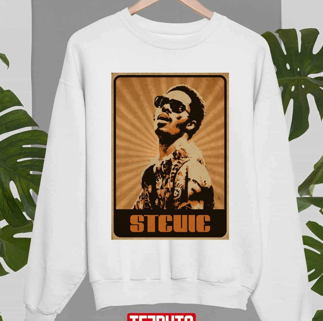 Portrait Of Stevie Wonder Unisex Sweatshirt - T-Shirt, Sweatshirt, Hoodie
