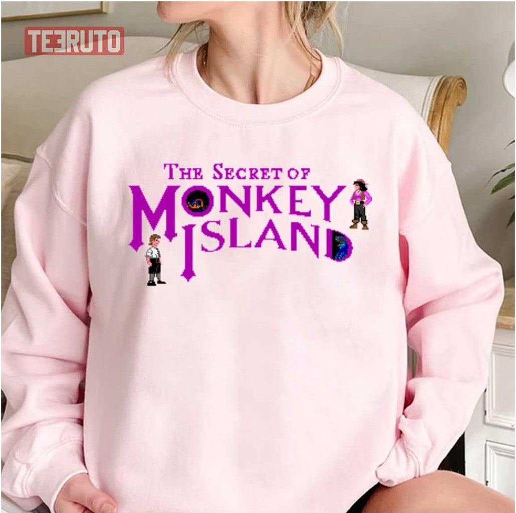 Purple Logo The Secret Of Monkey Island Unisex Sweatshirt - T-Shirt, Sweatshirt, Hoodie