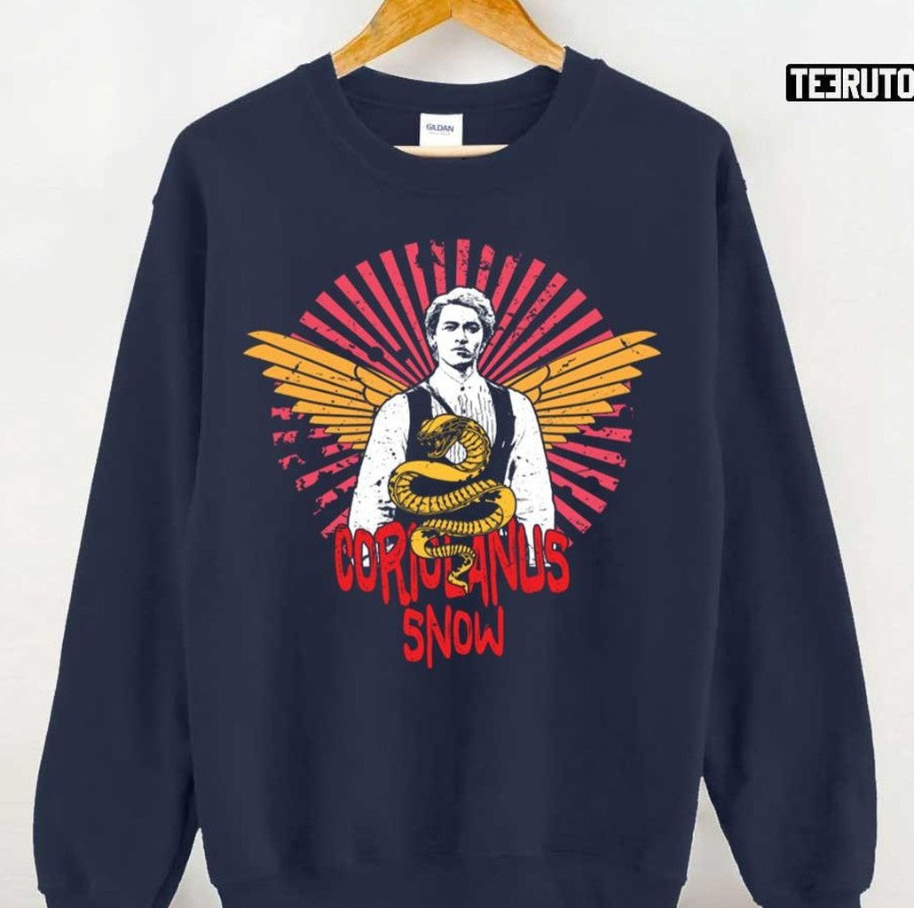 Retro Coriolanus Snow Red The Hunger Games Unisex Sweatshirt - T-Shirt, Sweatshirt, Hoodie