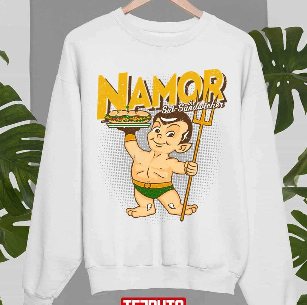Parody Namor The Sub Sandwicher Unisex Sweatshirt - T-Shirt, Sweatshirt, Hoodie