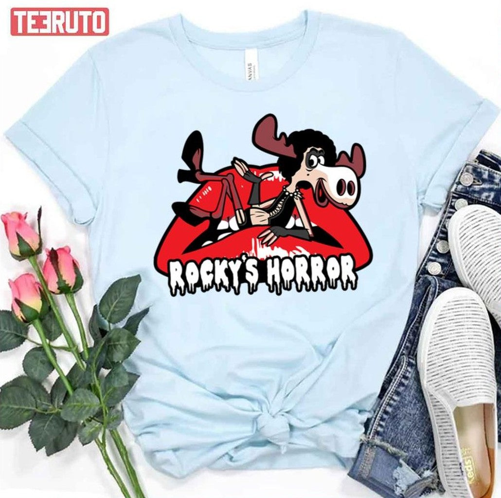 Rocky's Horror Rocky And Bullwinkle Unisex T-Shirt - T-Shirt, Sweatshirt, Hoodie