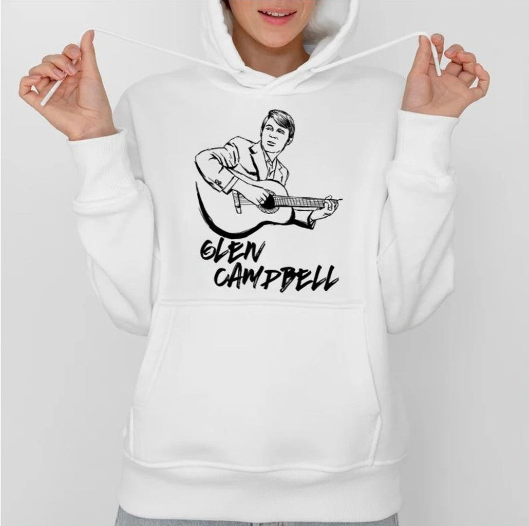 Rhinestone Cowboy Glen Campbell Unisex Hoodie - T-Shirt, Sweatshirt, Hoodie
