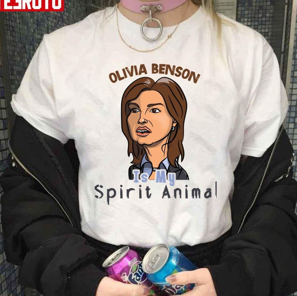 Olivia Benson Is My Spirit Animal Unisex T-Shirt - T-Shirt, Sweatshirt, Hoodie
