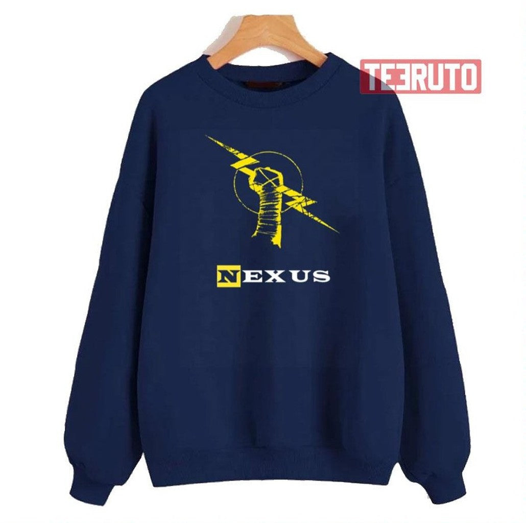 Nexus Yellow Logo Lightening Bolt Unisex Sweatshirt - T-Shirt, Sweatshirt, Hoodie