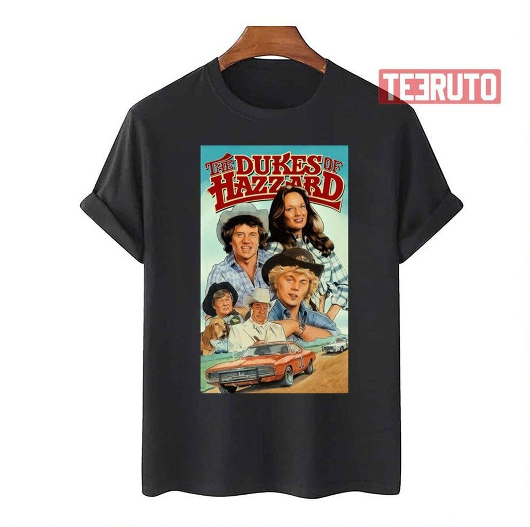 Old Movie Graphic Dukes Of Hazzard Unisex T-Shirt - T-Shirt, Sweatshirt, Hoodie