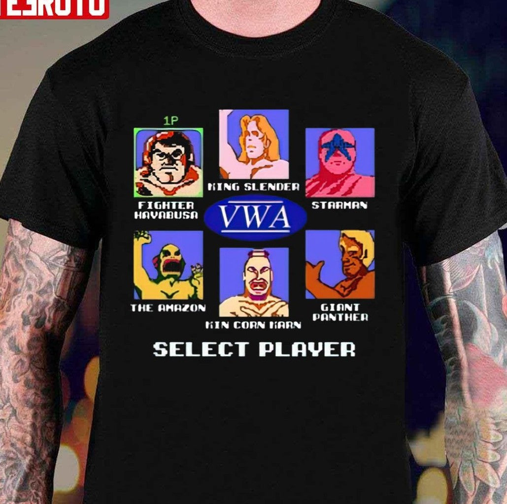 Pro Wrestling VWA Select Player Unisex T-Shirt - T-Shirt, Sweatshirt, Hoodie