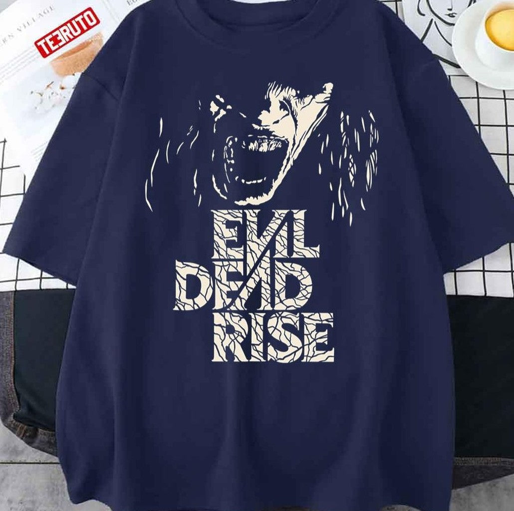 Movie Logo Evil Dead Rise White Unisex T-Shirt - T-Shirt, Sweatshirt, Hoodie