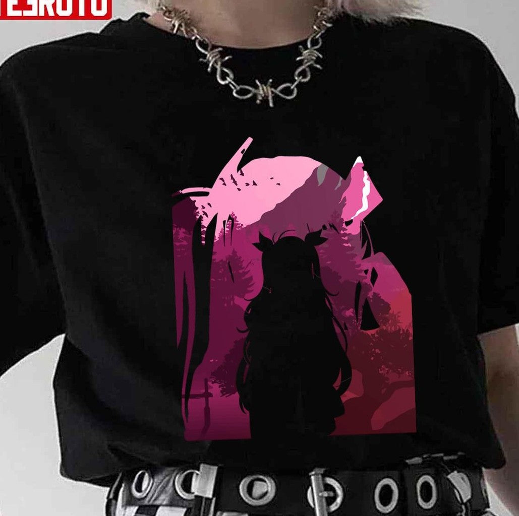 Prinz Eugen Azur Lane Silhouette Art Unisex T-shirt - T-Shirt, Sweatshirt, Hoodie