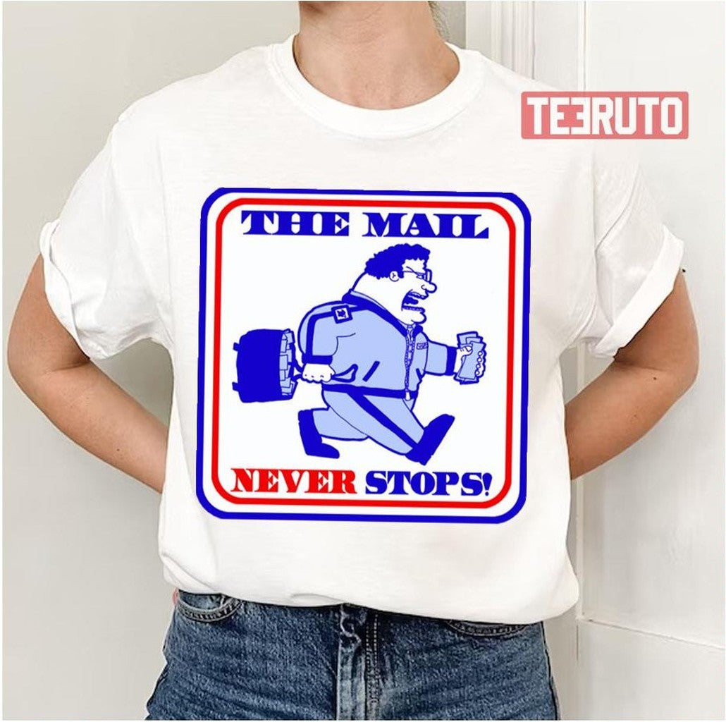 Never Stop Blue Newman Unisex T-Shirt - T-Shirt, Sweatshirt, Hoodie