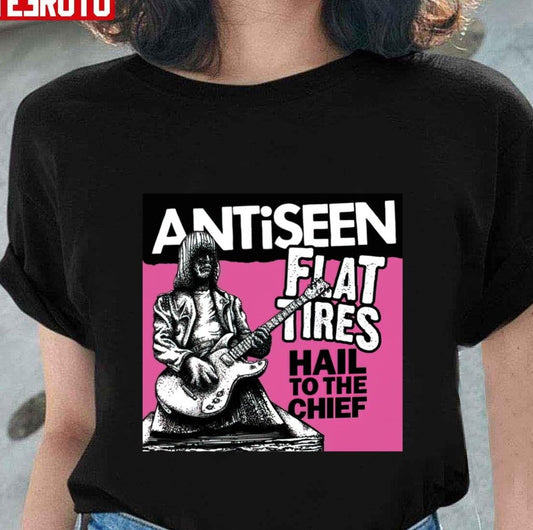 Antiseen Flat Tires Split The Ramones Unisex T-Shirt - T-Shirt, Sweatshirt, Hoodie