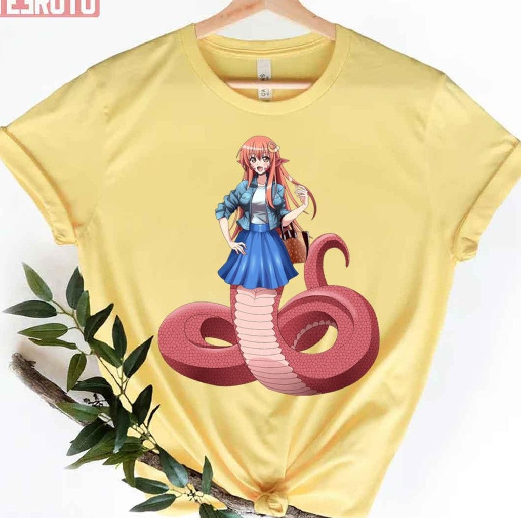 Pink Snake Monster Musume Unisex T-Shirt - T-Shirt, Sweatshirt, Hoodie
