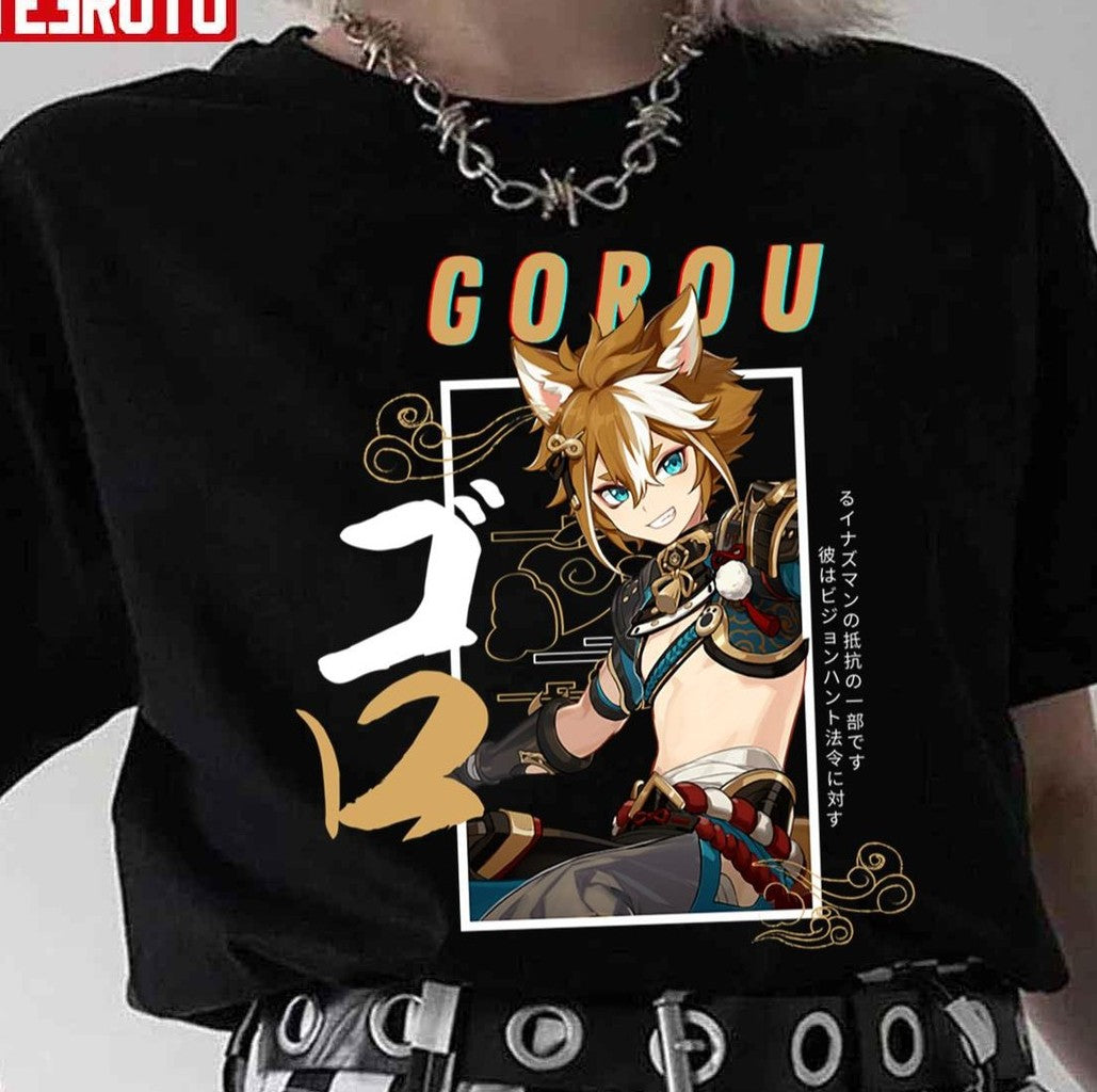 New Design Genshin Impact Gorou Unisex T-Shirt - T-Shirt, Sweatshirt, Hoodie
