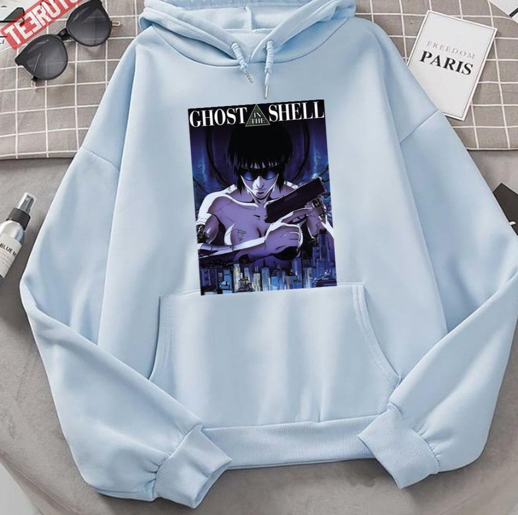 Sexy Anime Game Ghost In The Shell Unisex Hoodie - T-Shirt, Sweatshirt, Hoodie