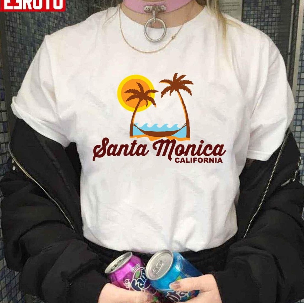 Santa Monica California Vintage Unisex T-Shirt - T-Shirt, Sweatshirt, Hoodie