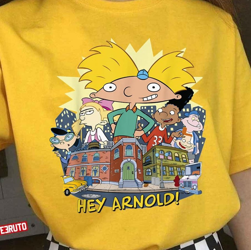 Neighborhood Helga Crush Cartoon Shortaki Hey Arnold Unisex T-Shirt - T-Shirt, Sweatshirt, Hoodie