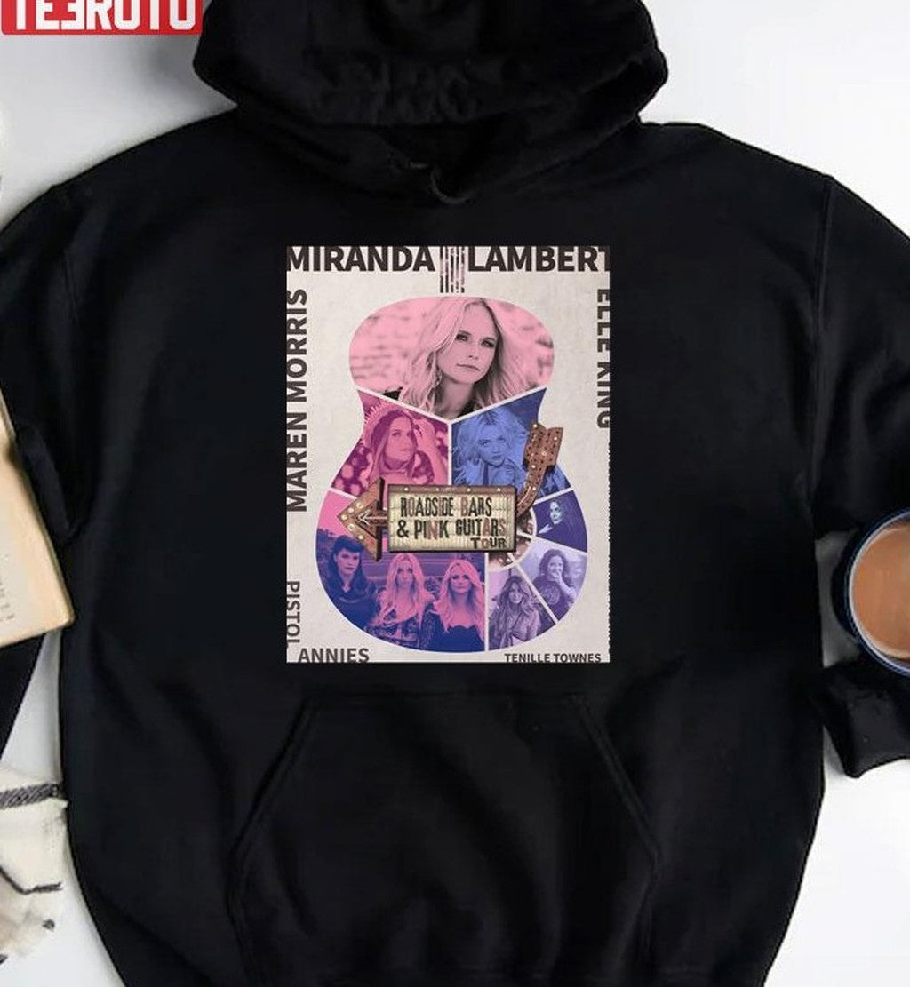 New Miranda Lambert Guitar Tour 2019 Unisex Hoodie - T-Shirt, Sweatshirt, Hoodie