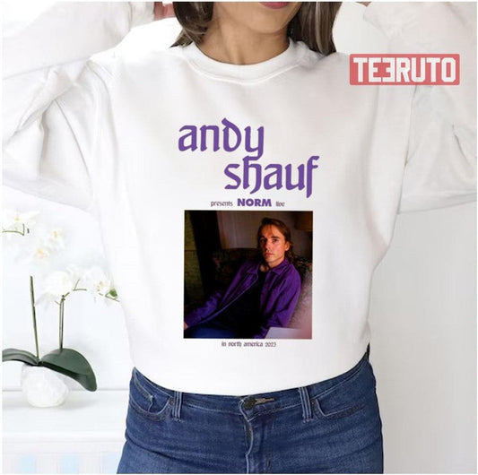 Andy Shauf Norm Live Tour 2023 Sanchez1 Unisex Sweatshirt - T-Shirt, Sweatshirt, Hoodie