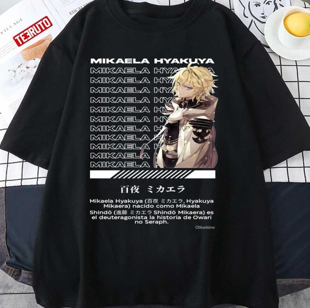 Anime Mikaela Hyakuya Seraph of the End Anime Character Unisex T-shirt - T-Shirt, Sweatshirt, Hoodie