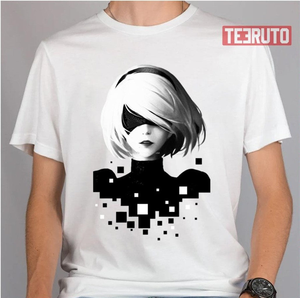 Pixels Nier Automata Unisex T-Shirt - T-Shirt, Sweatshirt, Hoodie