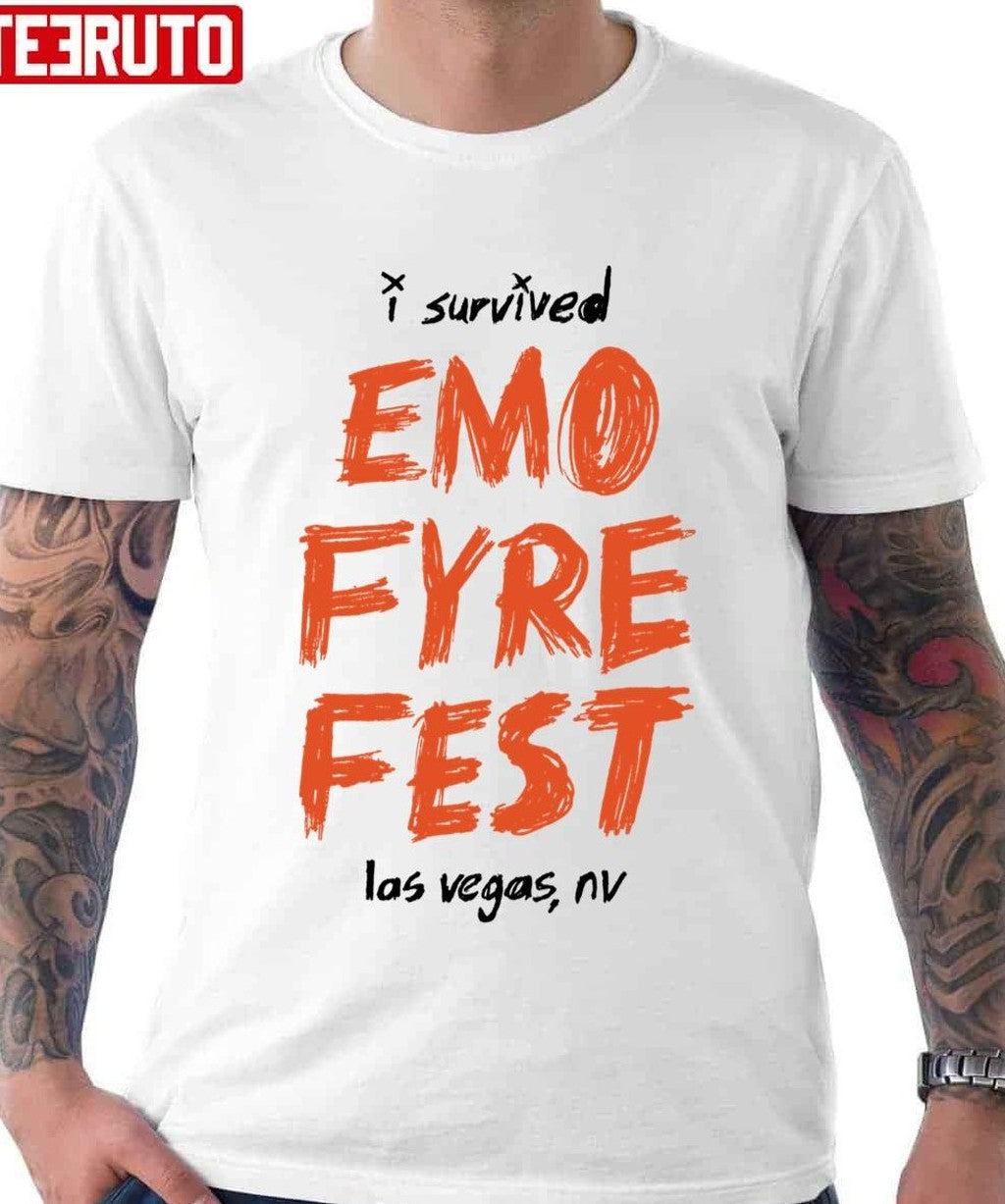 Riot I Survived Emo Fyre Fest Unisex T-shirt - T-Shirt, Sweatshirt, Hoodie