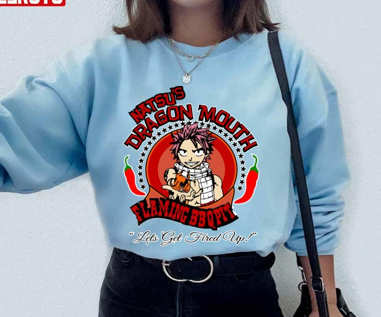 Natsu Bbq Fairytale Anime Unisex Sweatshirt - T-Shirt, Sweatshirt, Hoodie