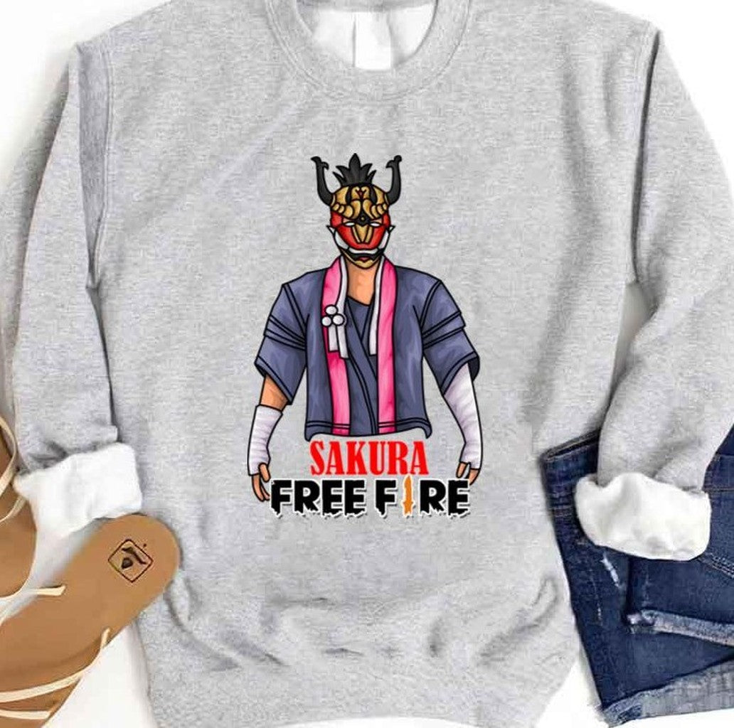 Sakura Criminal Garena Free Fire Unisex Sweatshirt - T-Shirt, Sweatshirt, Hoodie