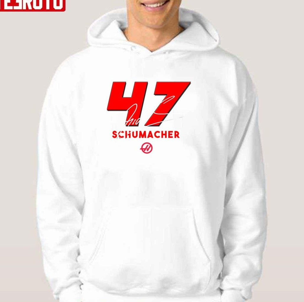 2022 Number 47 Signature Michael Schumacher Unisex Hoodie - T-Shirt, Sweatshirt, Hoodie