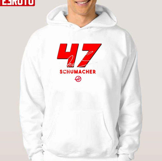 2022 Number 47 Signature Michael Schumacher Unisex Hoodie - T-Shirt, Sweatshirt, Hoodie