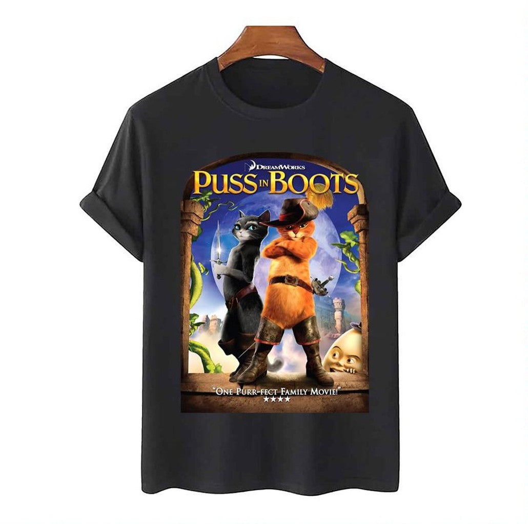 Movie Puss In Boots Unisex T-Shirt - T-Shirt, Sweatshirt, Hoodie