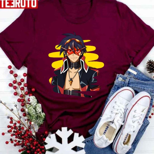 Animated Design Gurren Lagann Anime Unisex T-Shirt - T-Shirt, Sweatshirt, Hoodie