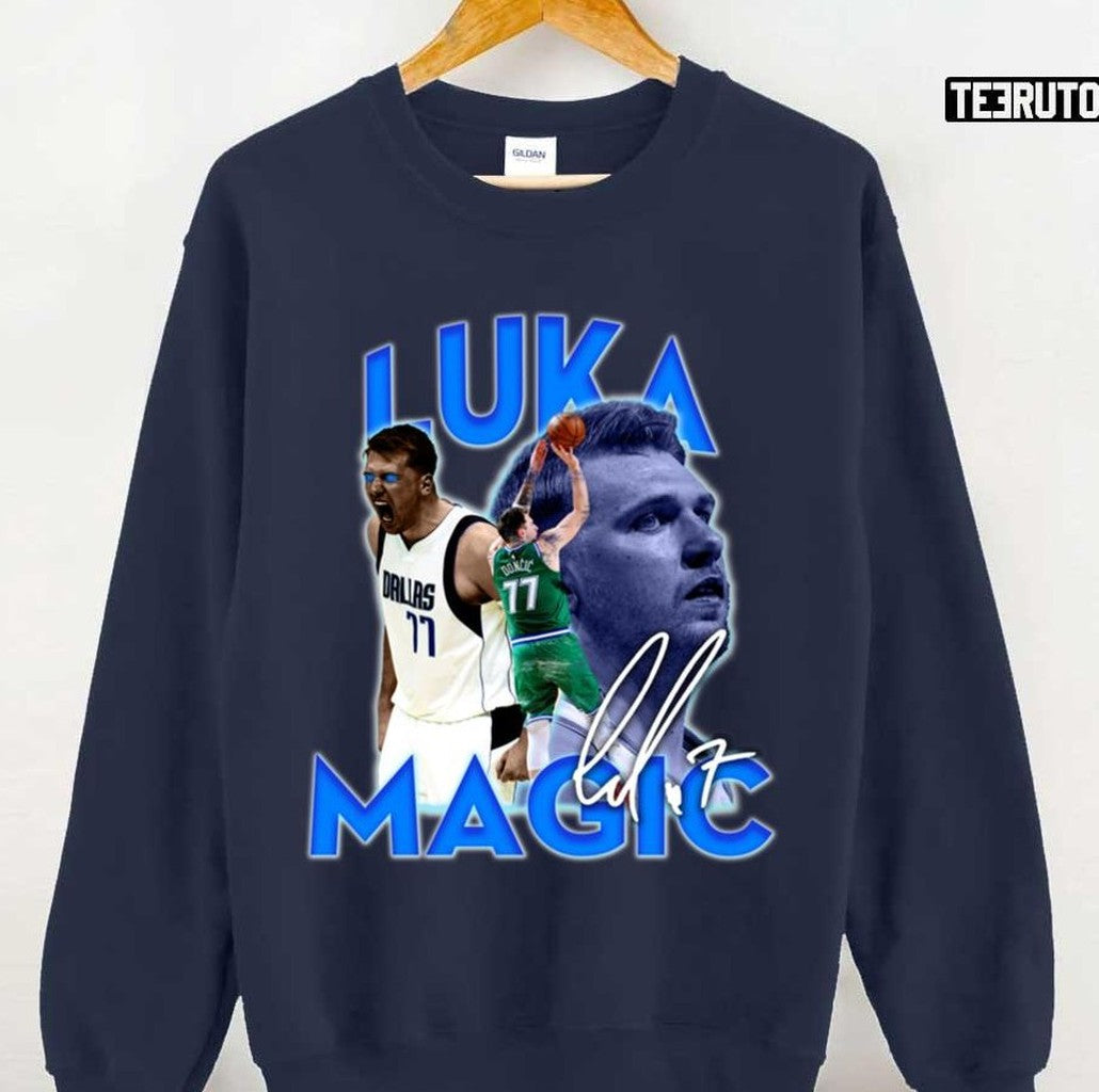 Player Luke Magic Luka Doncic Bootleg Vintage Art Unisex Sweatshirt - T-Shirt, Sweatshirt, Hoodie