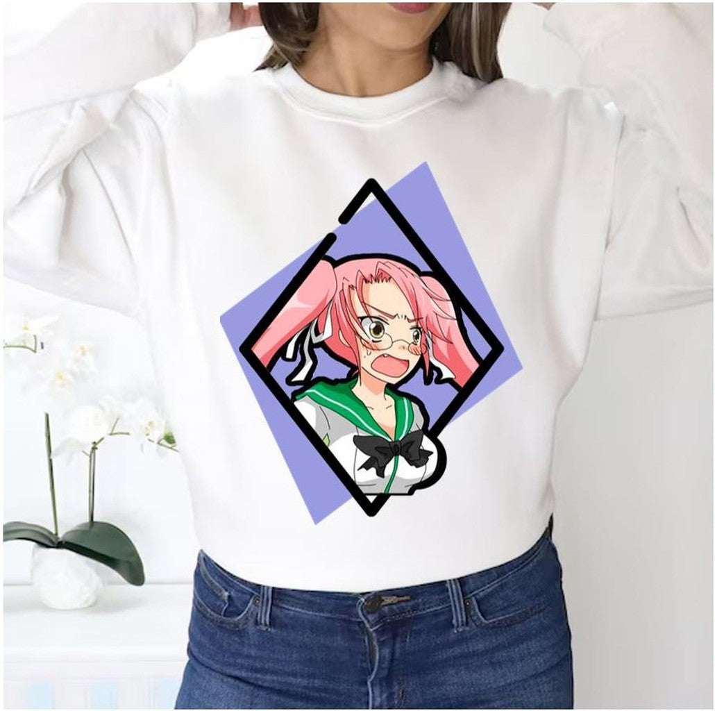 Saya Takagi Highschool Of The Dead Unisex Sweatshirt - T-Shirt, Sweatshirt, Hoodie