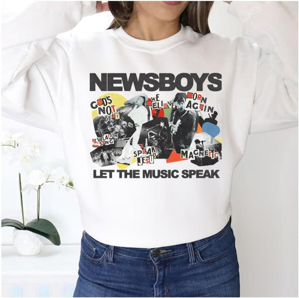 Newboys Music Speak United 2023 New Tour Unisex Sweatshirt - T-Shirt, Sweatshirt, Hoodie