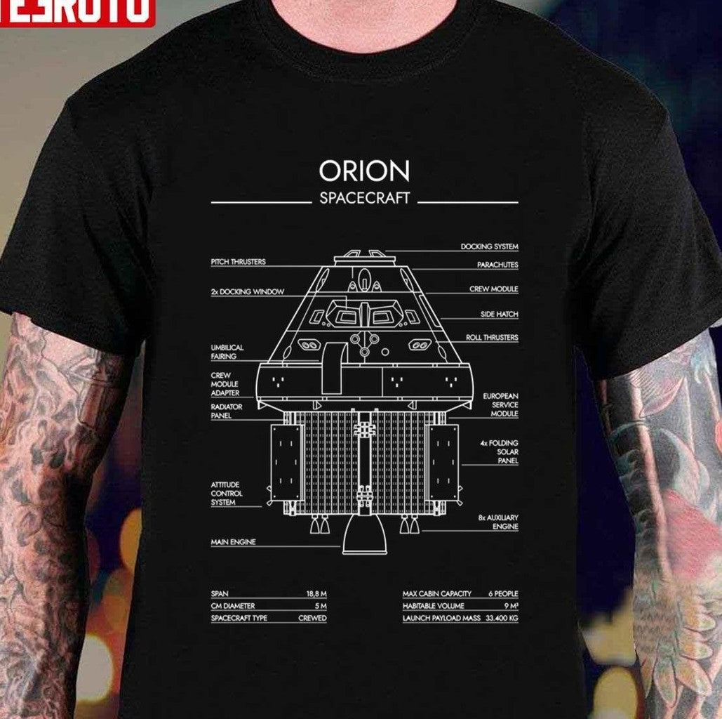 Orion Spacecraft Design Unisex T-shirt - T-Shirt, Sweatshirt, Hoodie