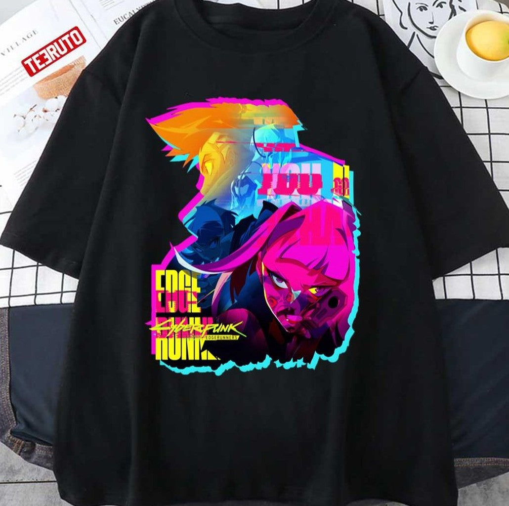 Neon David &amp; Lucy Edgerunners Unisex T-shirt - T-Shirt, Sweatshirt, Hoodie