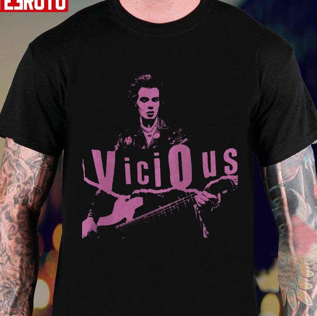 Sex Pistols Vicious Vintage Unisex T-Shirt - T-Shirt, Sweatshirt, Hoodie