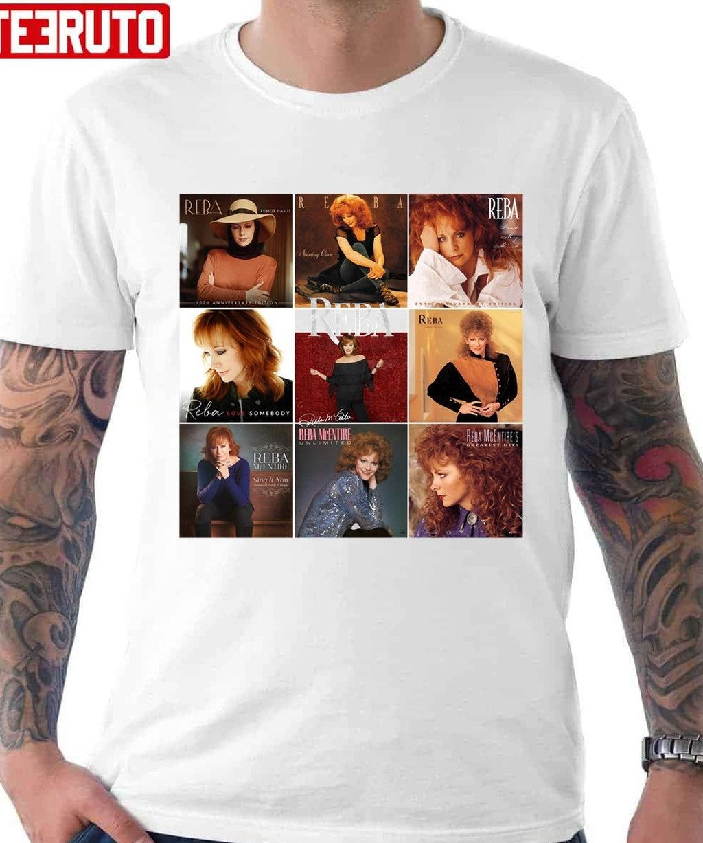 Reba All Greatest Albums Unisex T-Shirt - T-Shirt, Sweatshirt, Hoodie