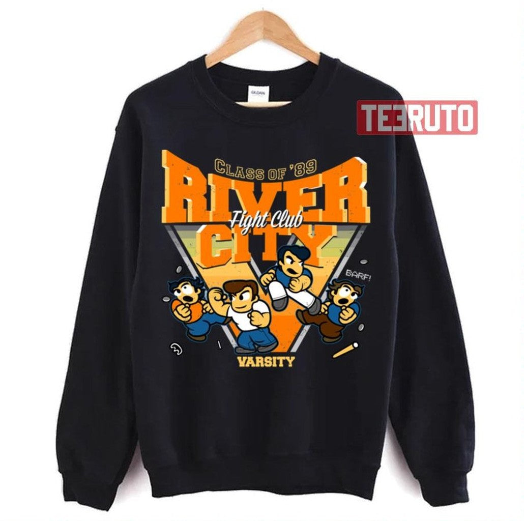 River City Fc Orange Logo Double Dragon Unisex Sweatshirt - T-Shirt, Sweatshirt, Hoodie