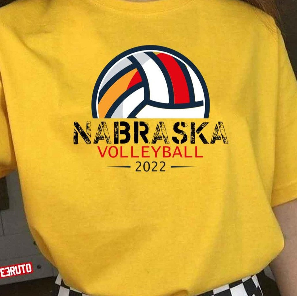 Nabraska Volleyball 2022 Unisex T-Shirt - T-Shirt, Sweatshirt, Hoodie