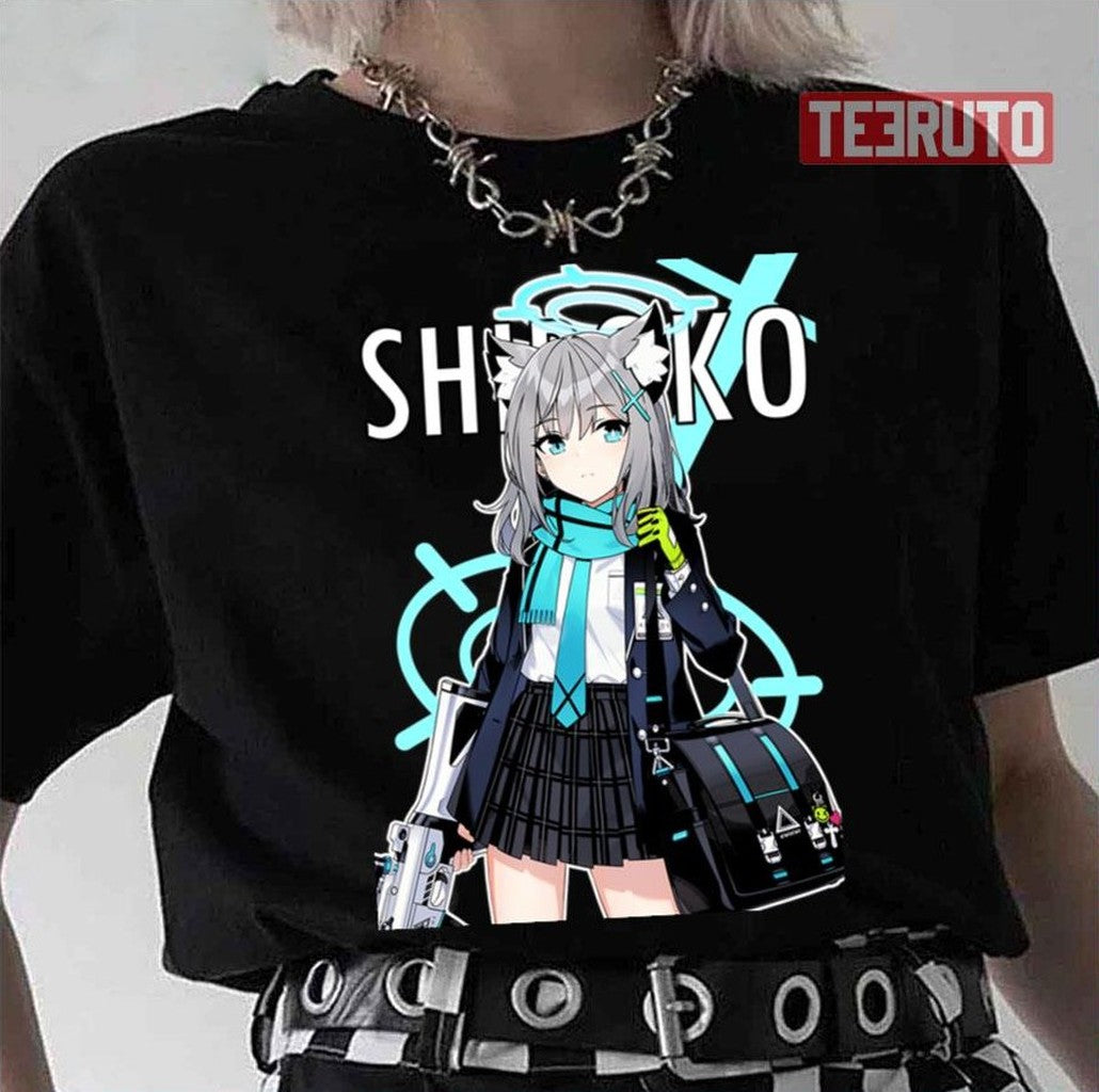 Shiroko Blue Archive Game Art Unisex T-Shirt - T-Shirt, Sweatshirt, Hoodie