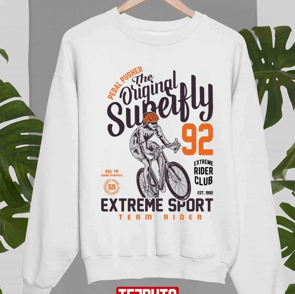 Pedal Pusher The Original Superfly 92 Unisex Sweatshirt - T-Shirt, Sweatshirt, Hoodie