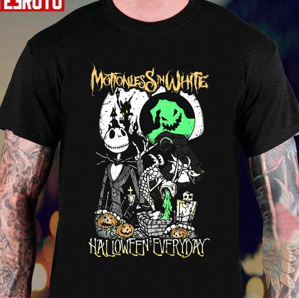 Motionless In White Merch Halloween Everyday Shirt Unisex T-Shirt - T-Shirt, Sweatshirt, Hoodie