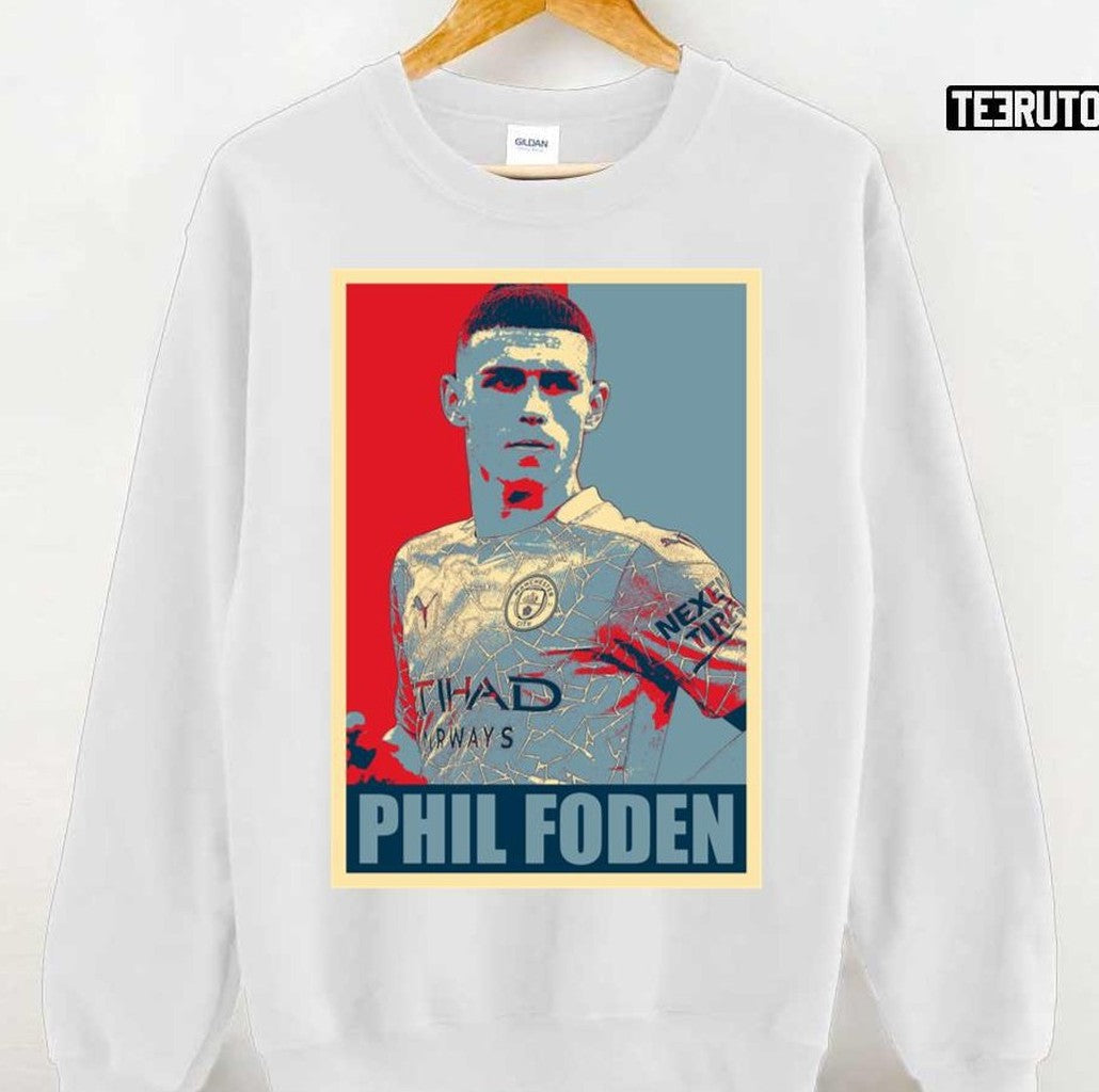 Phil Foden Hope Graphic Unisex Sweatshirt - T-Shirt, Sweatshirt, Hoodie