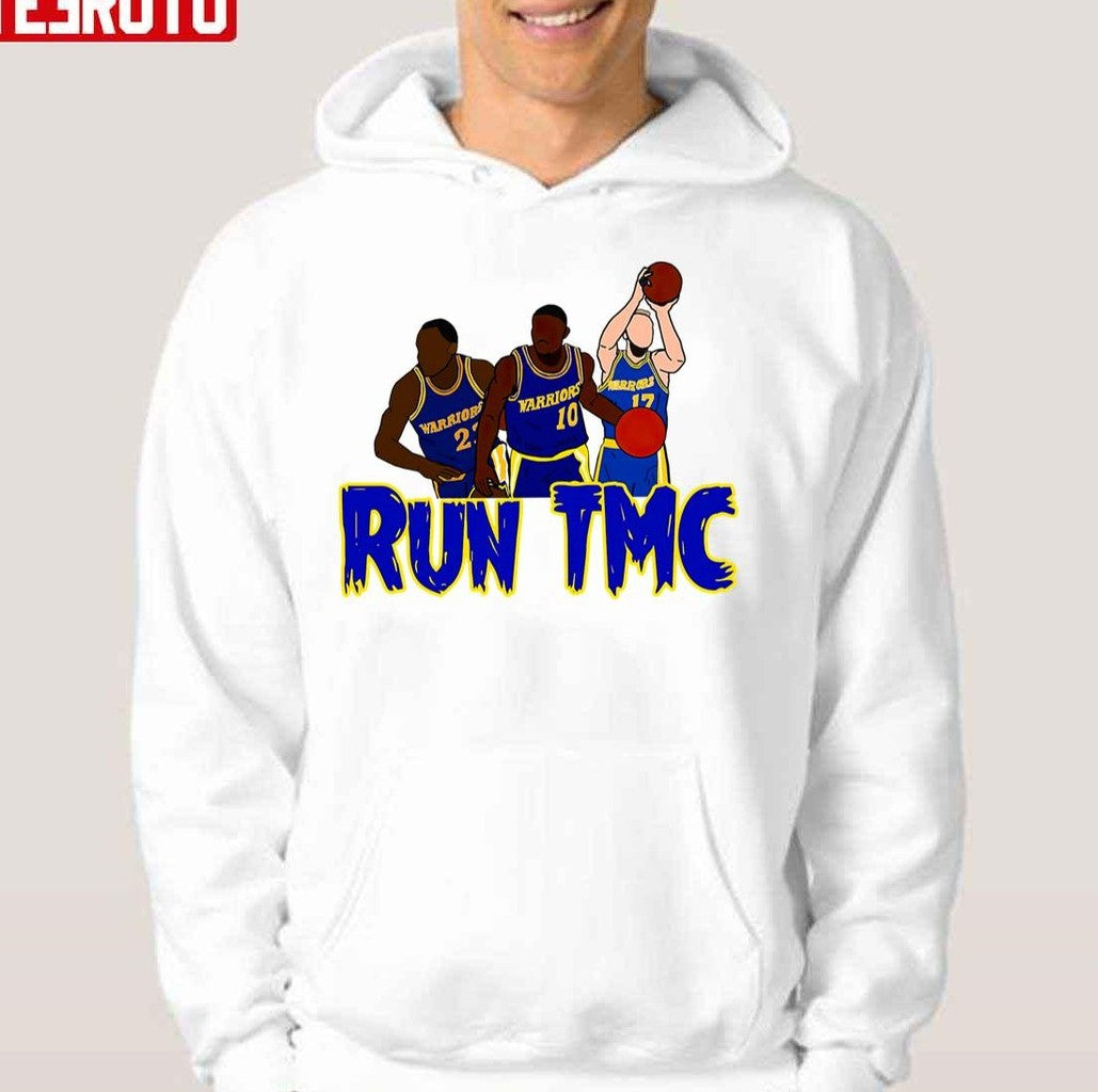 Run Tmc 1990's Golden State Warriors Big 3 Tim Hardaway &amp; Chris Mullin &amp; Mitch Richmond Unisex Hoodie - T-Shirt, Sweatshirt, Hoodie